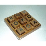 WOODEN TIC TAC TOE GAME - DECOR OBJECTS